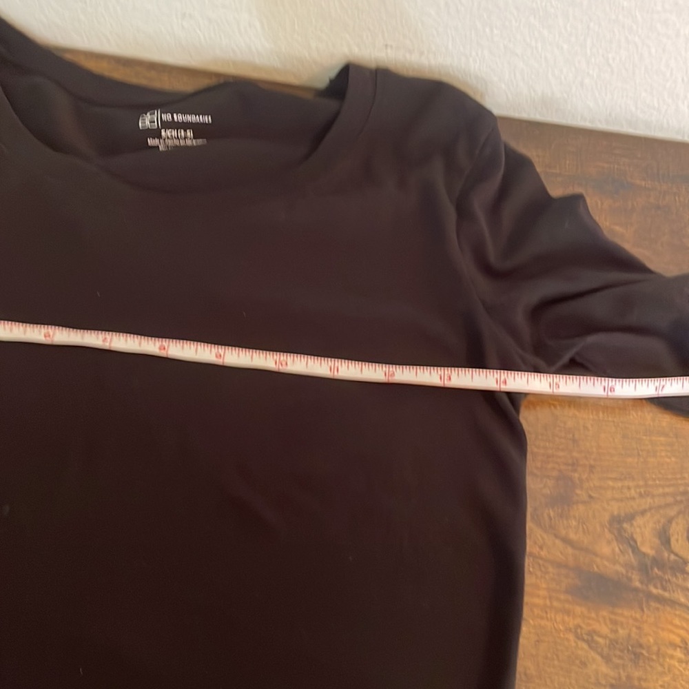 Long Sleeve Black Tee * Size Small 3 /‎ 5 - Picture 8 of 11